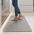 YDKGL Kitchen Rugs Kitchen Mats for Floor Non Slip Washable Gray 17"x30" by YDKGL
