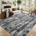 Noahas 6x9 Large Grey Fluffy Soft Area Rug Non-Slip for Living Room Bedroom by ModernHomeDecor