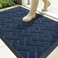 OLANLY Front Door Mat Outside 35x23, All-Season Absorbent Rubber Doormat by OLANLY