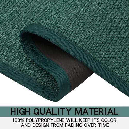 SUMLANS Kitchen Mats Set of 2 PCS for Floor, Washable Non Slip Rugs, Green - Image 7