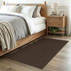 EARTHALL Washable Entryway Rug, Non Slip Doormat, 3x4 Ft, Brown/Coffee - Image 6