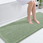 OLANLY Bathroom Runner Rugs 59x24, Extra Soft Absorbent Chenille Bath Rugs by OLANLY