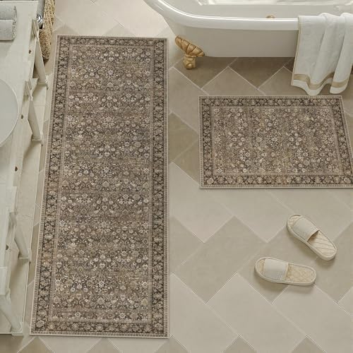 HUGEAR 2 Piece 2x3/2'6''x8 Washable Rug for Entryway - Image 3