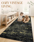 OLANLY 2'6"x12' Washable Runner Rug, Non Slip Carpet for Hallway Kitchen - Image 3