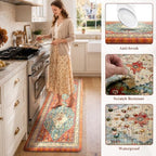 Collive Kitchen Mats for Floor Kitchen Rugs Non Slip Washable, 24''x71'' - Image 6