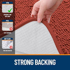 OLANLY Large Bathroom Rugs 50x30, Extra Soft Absorbent Chenille Bath Rugs - Image 6
