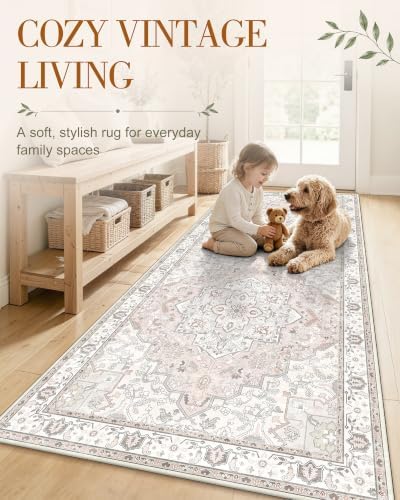 OLANLY 2x3 Washable Small Rug Non Slip Indoor Door Mat for Entryway Bedside - Image 3