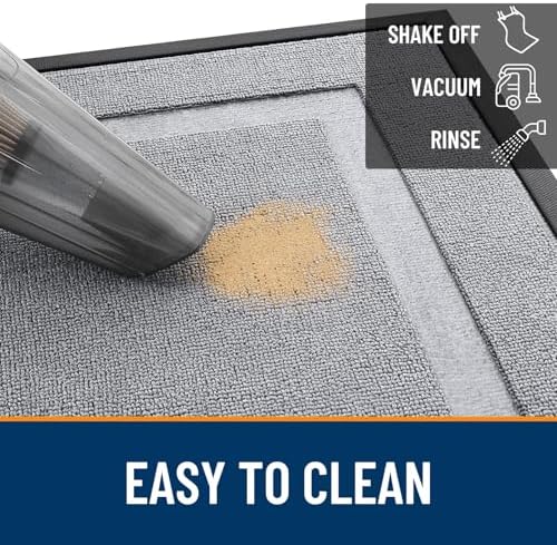 OLANLY Front Door Mat Outside 47x32, All-Season Heavy-Duty Rubber Doormat - Image 5