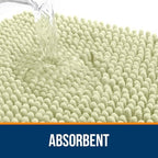 OLANLY Bathroom Rugs 30x20, Extra Soft Absorbent Chenille Bath Rugs - Image 4