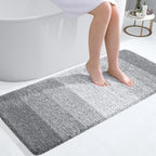 OLANLY Bathroom Runner Rug 40x20, Extra Soft Absorbent Microfiber Bath Rugs by OLANLY
