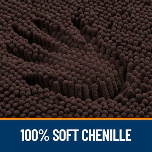 OLANLY Large Bathroom Rugs 47x32, Extra Soft Absorbent Chenille Bath Rugs - Image 3