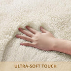 Ophanie 6x9 Area Rugs,Upgrade Non-Slip Fluffy Soft Rugs for Living Room,Large Shag Ivory Fuzzy Plush Rug,Shaggy Big Carpets for Bedroom,Kids Boys Girls Dorm Nursery Decor with Over 99 pcs Pile fibers - Image 2