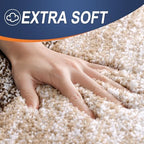 OLANLY Bathroom Runner Rug 44x20, Extra Soft Absorbent Microfiber Bath Rugs - Image 3