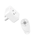 Greencycle Remote Control Outlet,Wireless Light Switch and Outlet Plug,Remote Outlets Switch,No Wiring Needed,500ft Range Coverage,15A/1500W for Lamps,Fans,TV,FCC Certified, White