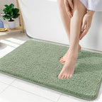 OLANLY Bathroom Rugs 35x24, Extra Soft Absorbent Chenille Bath Rugs - Image 3