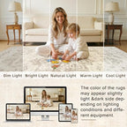 2x10 Hallway Washable Runner Rug: Kitchen Carpet Beige/Ivory - Image 4