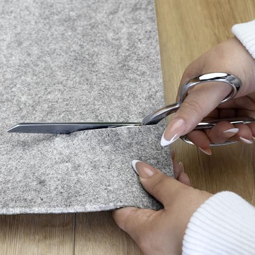 RUGPADUSA - Dual Surface - 4' Square - 1/4" Thick - Felt + Rubber - Non-Slip Backing Rug Pad - Safe for All Floors - Image 6