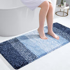 OLANLY Bathroom Runner Rug 40x20, Extra Soft Absorbent Microfiber Bath Rugs by OLANLY