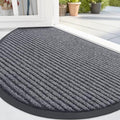 OLANLY Half Circle Front Door Mat 35x23, Waterproof Heavy-Duty Doormat by OLANLY