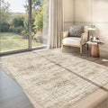 3x5 Rug for Entryway,Washable Area Rug,Brown by Restydon