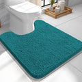 OLANLY Toilet Rugs U-Shaped 24x24, Soft Absorbent Chenille Contour Rugs by OLANLY