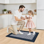 StepRite Kitchen Rugs, Kitchen Mats for Floor, 32"x20" Non-Slip Machine-Washable Kitchen Throw Rug, Navy Blue - Image 7