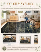 OLANLY 4x6 Washable Area Rug, Soft Non Slip Carpet for Bedroom Living Room - Image 2
