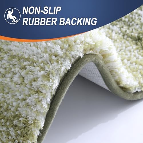 OLANLY Small Bathroom Rugs 35x16, Extra Soft Absorbent Microfiber Bath Rugs - Image 5