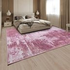 Entryway Rug 3x5 Pink Bedroom Area Rug Washable Non Slip Abstract Boho Rugs for Indoor Entry, Kitchen, Classroom, Bathroom, Kids Girls Room, Office, College Dorm Small Carpet - Image 4