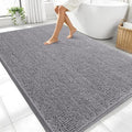 OLANLY Large Bathroom Rugs 70x46, Extra Soft Absorbent Chenille Bath Rugs by OLANLY