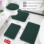 OLANLY Bathroom Rugs 30x20, Extra Soft Absorbent Chenille Bath Rugs - Image 3