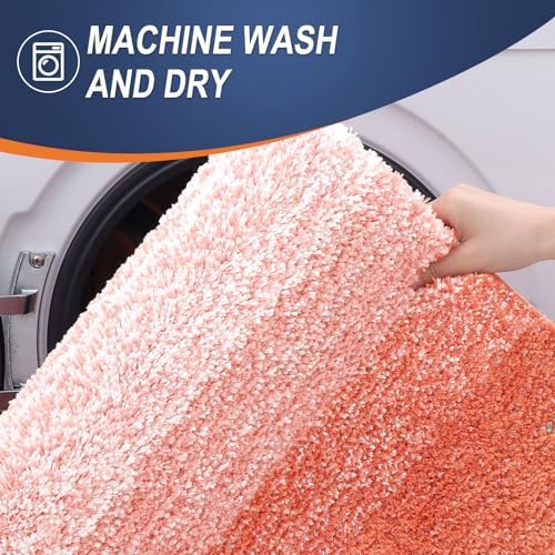 OLANLY Bathroom Runner Rug 59x20, Extra Soft Absorbent Microfiber Bath Rugs - Image 6