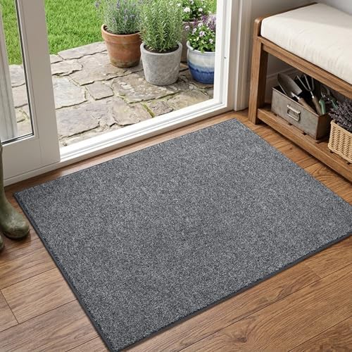 2x3 Black/White Area Rug Washable Non-Slip Soft for Entryway Front Door by Unknown