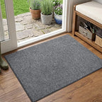 2x3 Black/White Area Rug Washable Non-Slip Soft for Entryway Front Door by Unknown