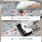 Collive Boho Anti Fatigue Mats for Kitchen Floor 2PCS, 17.3"x29"+17.3"x47" - Image 5