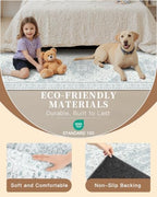 Madane Washable Hallway Runner Rug 2x8 Kitchen Runners Non-Slip, Sky Blue - Image 5