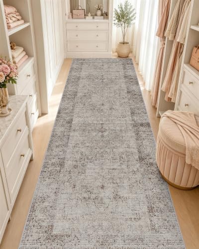OLANLY 2x7 Washable Runner Rug, Soft Non Slip Carpet for Hallway Kitchen by OLANLY