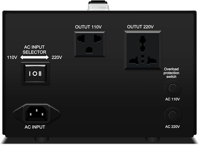 Step Down/Up Transformer 220v to 110v, 3000W Voltage Converter 110 to 220 120v to 240V Heavy Duty Power Transformer