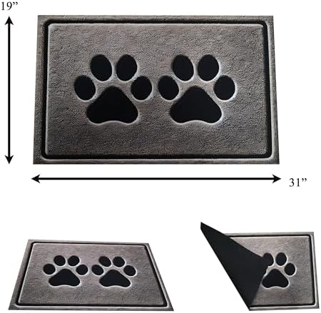 Outdoor Rug Door Mat,Welcome Mat Outdoor,Non-Slip Door Mat Outside Entrance,Nice Front Door Mat,Stylish Welcome Mat, Entryway Rug,19”x31” (3.Claw) - Image 3