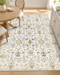 OLANLY 3x5 Washable Accent Rug, Soft Non Slip Carpet for Entryway Bedside by OLANLY