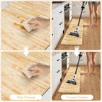 KIMODE Anti Fatigue Kitchen Mats,Autumn Orange Kitchen Rugs Sets of 2 Wider - Image 5