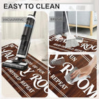 Non-Slip Laundry Room Rug Runner, Farmhouse Washable Laundry Mat - Image 4