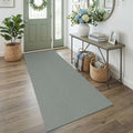 EARTHALL Washable Runner Rug, Non Slip Kitchen Runner, 3x7 Ft, Green/Grey by Unknown