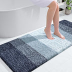 OLANLY Bathroom Runner Rug 54x24, Extra Soft Absorbent Microfiber Bath Rugs by OLANLY