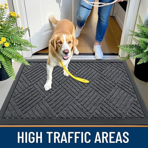 OLANLY Front Door Mat Outside Entrance 35x23, Waterproof Heavy-Duty Doormat - Image 6