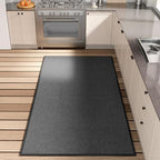SUMLANS Kitchen Mat for Floor, Washable Non Slip Rug, Black by SUMLANS