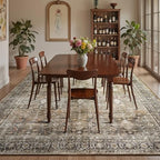 10x14 Area Rugs for Living Room, Non-Slip Washable Brown Large Carpet - Image 4
