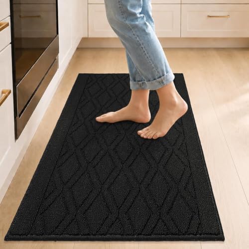 COSY HOMEER Kitchen Rugs 24"x35" Non-Slip Washable Kitchen Mats for Floor by COSYHOMEER