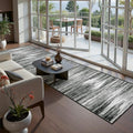 2x10 Runner Rug Non Slip,Washable Hallway Runner Rug,Black by Restydon