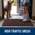 OLANLY 2-Pack Front Door Mats 47x23, Waterproof Heavy-Duty Doormats - Image 7